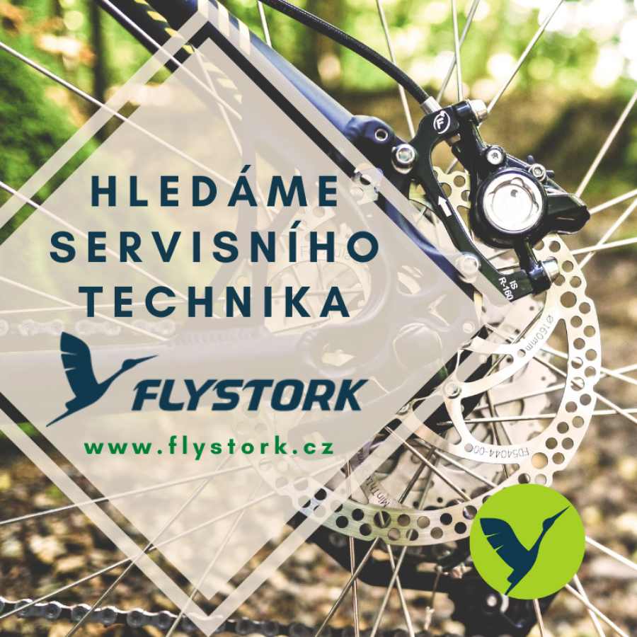 Flystork přijme servisního technika jízdních kol a elektrokol